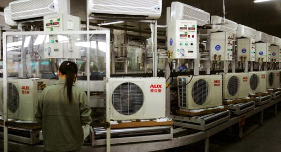 Производство кондиционеров на заводе Ningbo AUX Air Conditioner Co. Производство кондиционеров на заводе Ningbo AUX Air Conditioner Co.