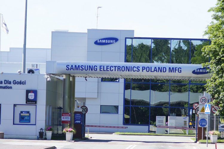Завод холодильников и стиральных машин Samsung в Польше Завод холодильников и стиральных машин Samsung в Польше
