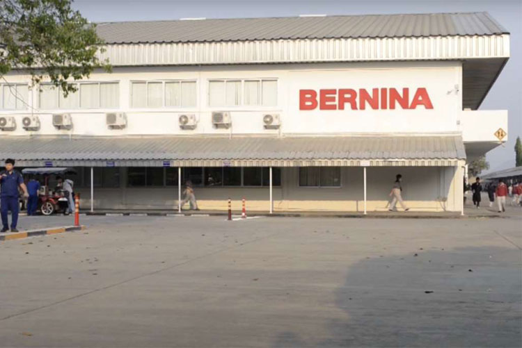 Завод BERNINA Thailand Завод BERNINA Thailand