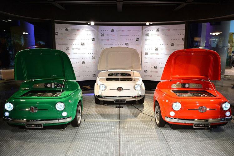 Холодильник SMEG — автомобиль Fiat 500